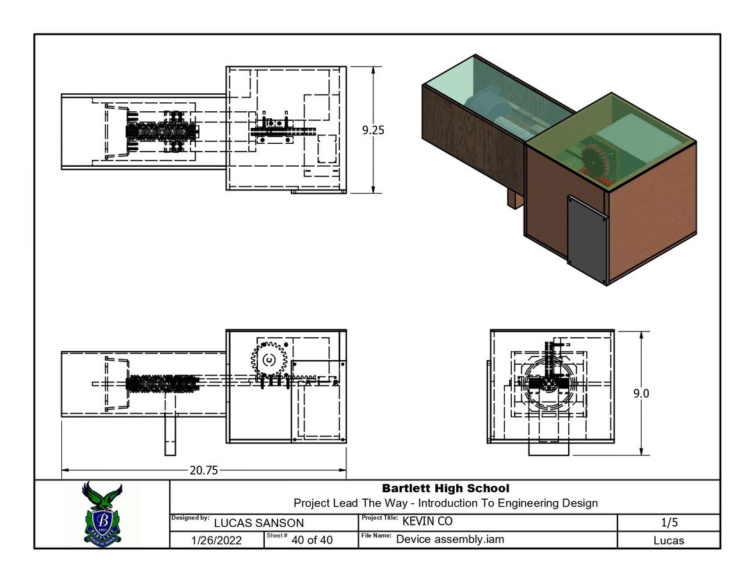 Engineering Drawing of Artisan